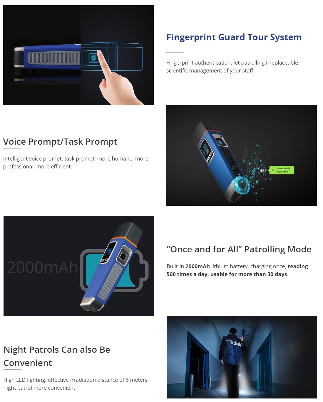 Fingerprint RFID Guard Tour System 3