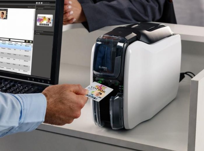 card printer zebra zc100